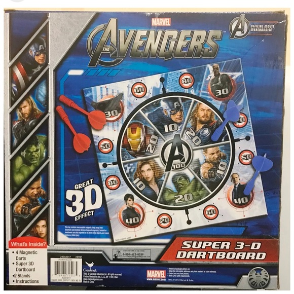 Avengers Magnetic Dart Board (E31) - Picture 9 of 9